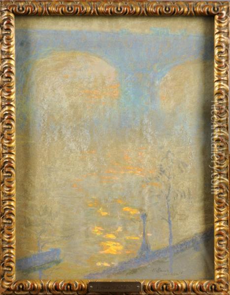 Londres Oil Painting - Emile Claus