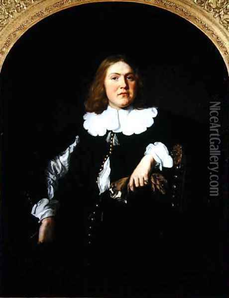 Portrait of a gentleman Oil Painting - Bartholomeus Van Der Helst