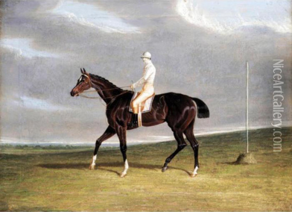 Lucetta And Robinson Up Oil Painting - John Frederick Herring Snr
