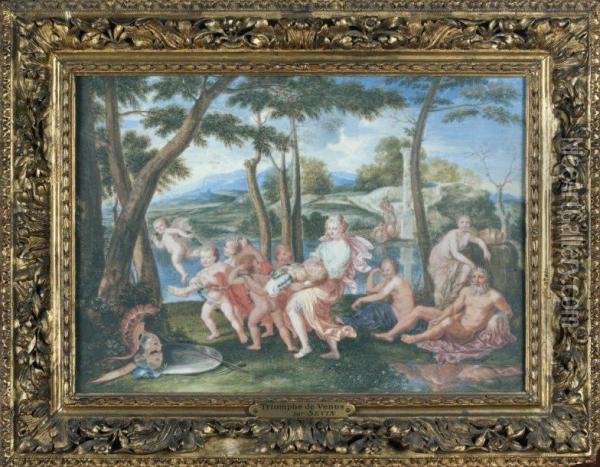 Venus Et Adonis Oil Painting - Pierre Paul Sevin