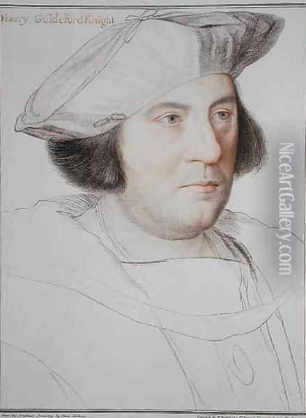 Portrait of Harry Guldeford Oil Painting - Hans Holbein the Younger