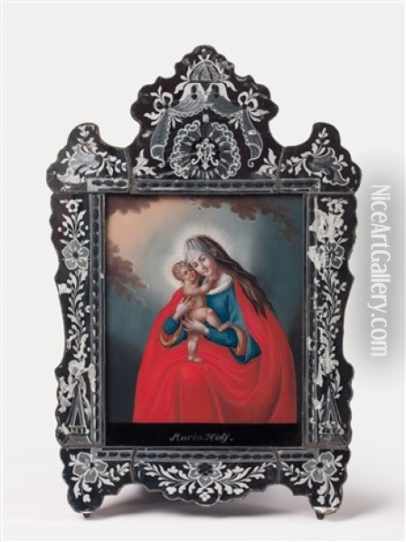 The Madonna Oil Painting - Lucas Cranach the Elder