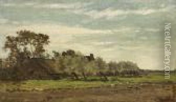 Farm In Laren Oil Painting - Willem Roelofs