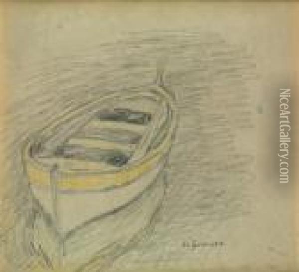 Barque De Peche Oil Painting - Henri Eugene Augustin Le Sidaner