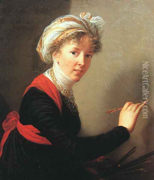 Self-Portrait 1800 Oil Painting - Elisabeth Vigee-Lebrun
