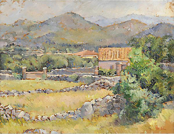 Paesaggio Carsico Oil Painting - Enrico Fonda
