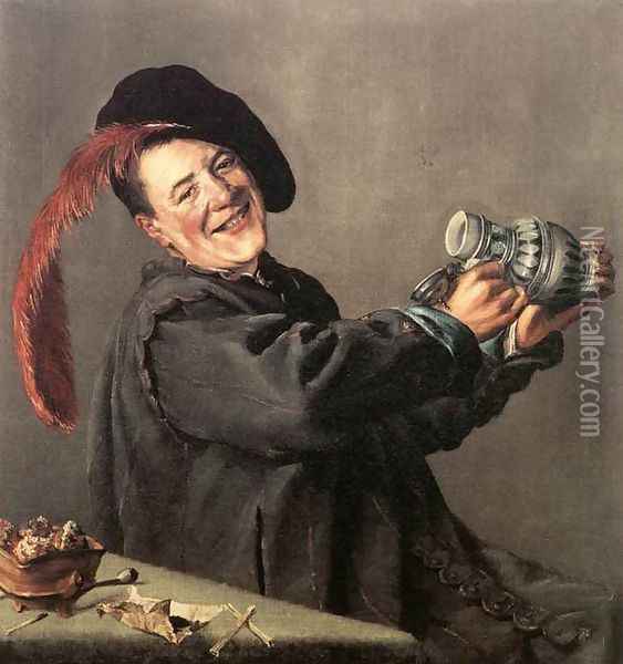 Jolly Toper 1629 Oil Painting - Judith Leyster