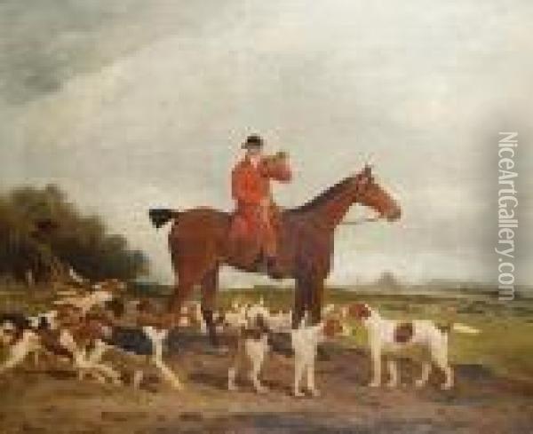 The Hunt Oil Painting - Benjamin Marshall