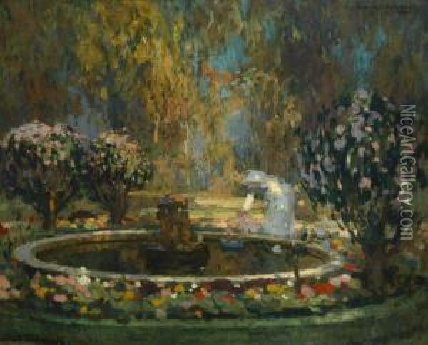 Jardin De Versailles Oil Painting - Lucien Victor Guirand De Scevola