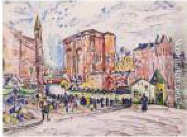 Property From The Estate Of The Late Maxwell Cummings Oil Painting - Paul Signac