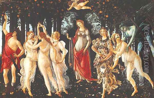 Spring (La primavera) Oil Painting - Sandro Botticelli