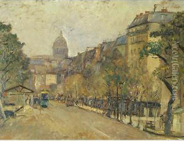 Parigi Oil Painting - Enrico Fonda