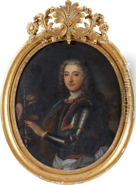 Portrait Presume Du Comte De Tressan Oil Painting - Alexis Simon Belle