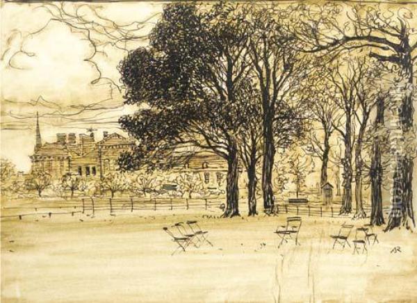 Kensington Gardens Oil Painting - Arthur Rackham