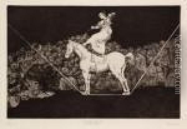 Una Reina Del Circo Oil Painting - Francisco De Goya y Lucientes