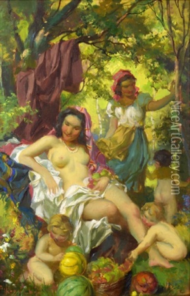 Summer Oil Painting - Marcel Krasicky