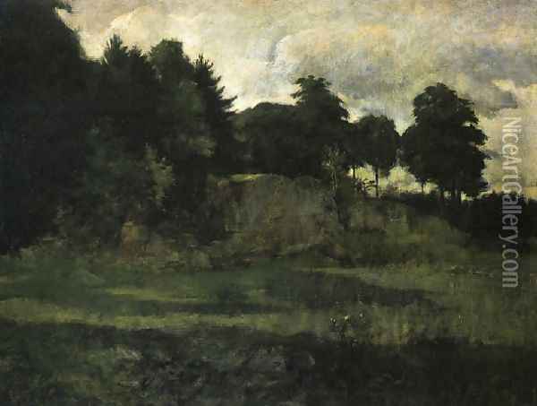 Landscape Oil Painting - John Henry Twachtman