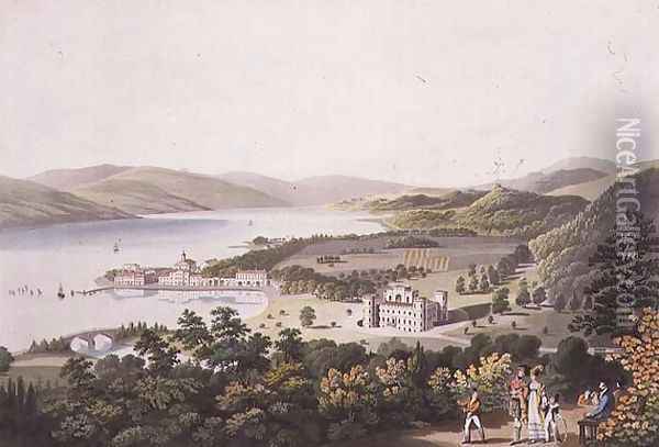 The Town of Inverary, 1824 Oil Painting - I. Clark