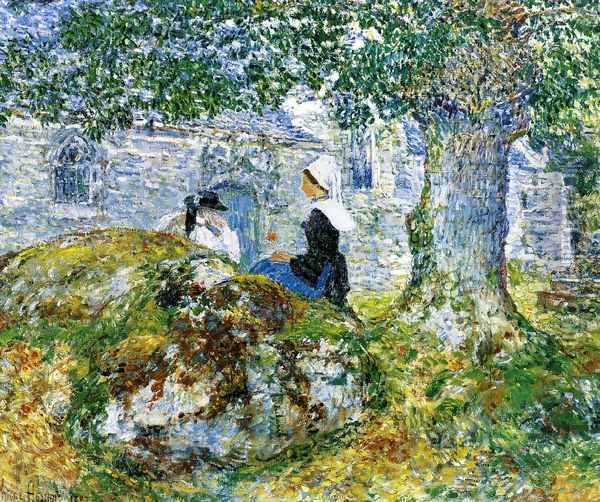 In Brittany Bay Oil Painting - Frederick Childe Hassam