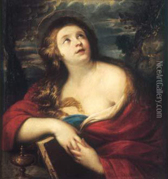 Sainte Marie Madeleine Oil Painting - Carlo Francesco Nuvolone