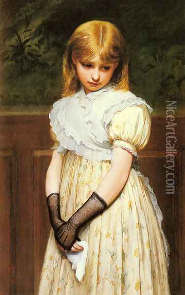 Petulance Oil Painting - Charles Sillem Lidderdale