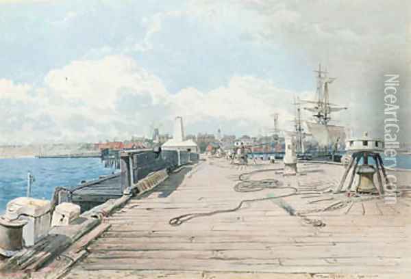 Great Yarmouth Pier, Norfolk Oil Painting - George Wolfe
