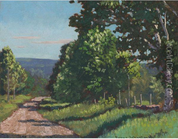 A Georgian Bay Road In June Oil Painting - Franz Hans Johnston
