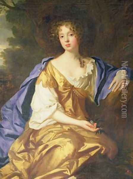 Catherine Countess of Rockingham 1657-95 Oil Painting - Sir Peter Lely