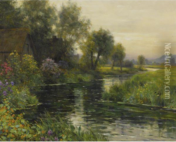 The End Of The Village Oil Painting - Louis Aston Knight