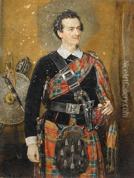 Portrait Of A Scotsman Oil Painting - Reginald Easton