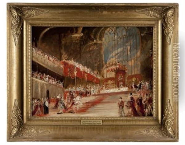 The Coronation Of King George Iv Oil Painting - George Hayter