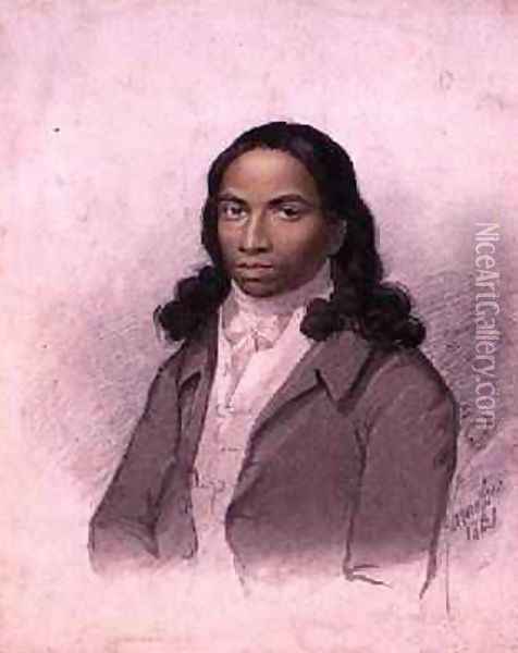 Portrait of Alexander Dherma Rama 1821 Oil Painting - Alexander Mosses