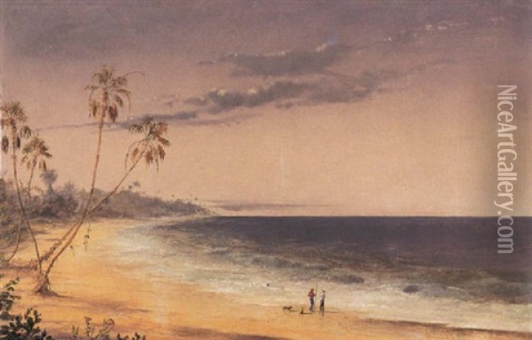 Tropical Paradise Oil Painting - Charles DeWolf Brownell