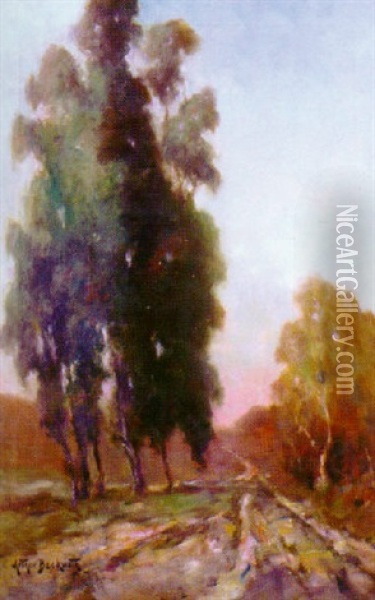 Eucalyptus Grove Oil Painting - Arthur Beckwith