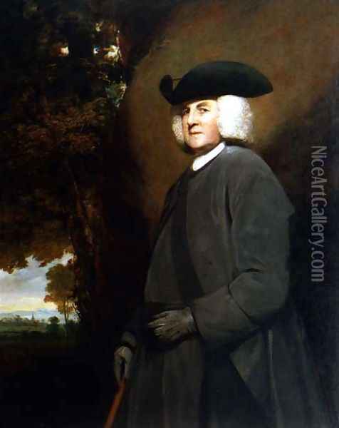 Portrait of Richard Robinson 1709-94 Archbishop of Armagh and Primate of All Ireland, c.1775 Oil Painting - Sir Joshua Reynolds