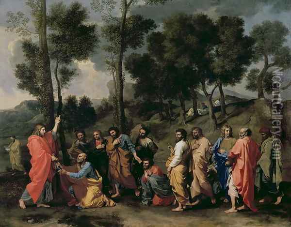 Ordination, c.1638-40 Oil Painting - Nicolas Poussin