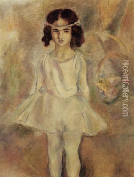 Jeune Femme Debout Oil Painting - Jules Pascin