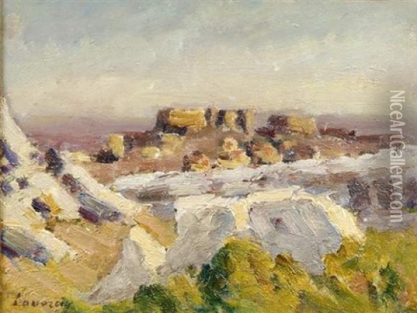 Le Fort Saint-andre Oil Painting - Abel Louis Alphonse Lauvray