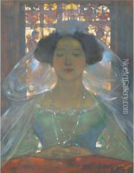 The Bride Oil Painting - James Watterston Herald
