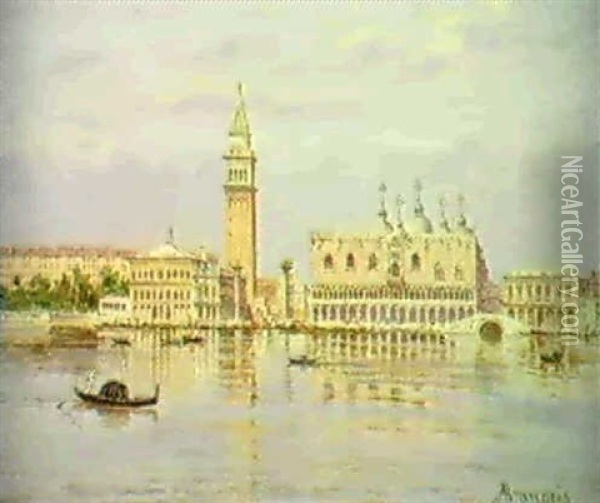 Il Modo Venezia Oil Painting - Antonietta Brandeis