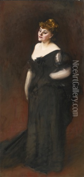 Mrs. Harry Vane Milbank Oil Painting - John Singer Sargent