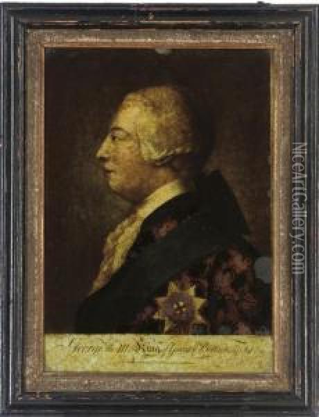 George Iii, King Of Great Britain (illustrated); And Charlotte, Queen Of Great Britain Oil Painting - Richard Houston