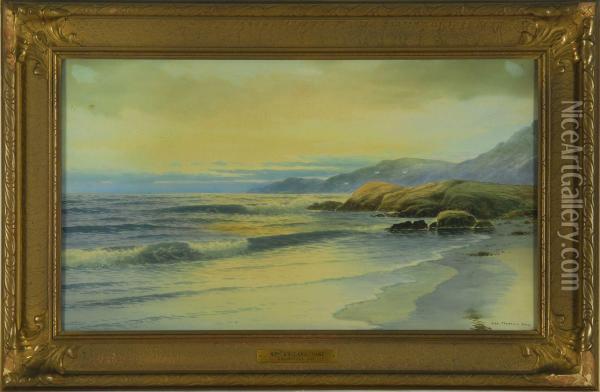 Sunset On The New England Coast Oil Painting - George Howell Gay