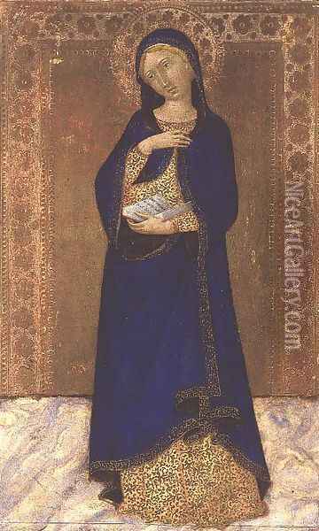 The Virgin Annunciate Oil Painting - Naddo Ceccarelli