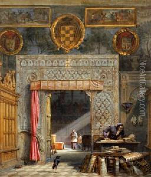 The Jackdaw Of Rhiems Oil Painting - Carl Friedrich H. Werner
