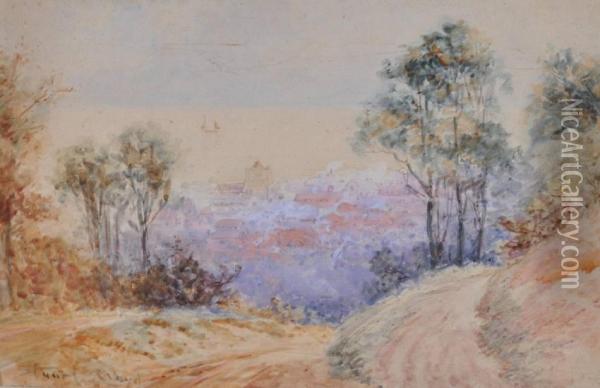 View Towards Hastings Oil Painting - Walker Stuart Lloyd