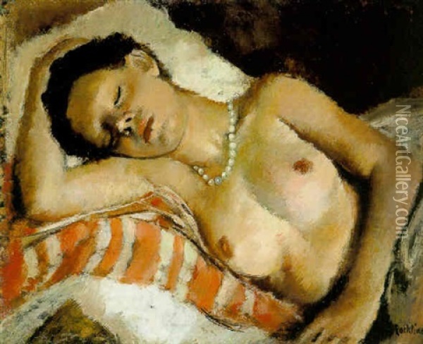 Jeune Mauresque Endormie Oil Painting - Vera Rockline