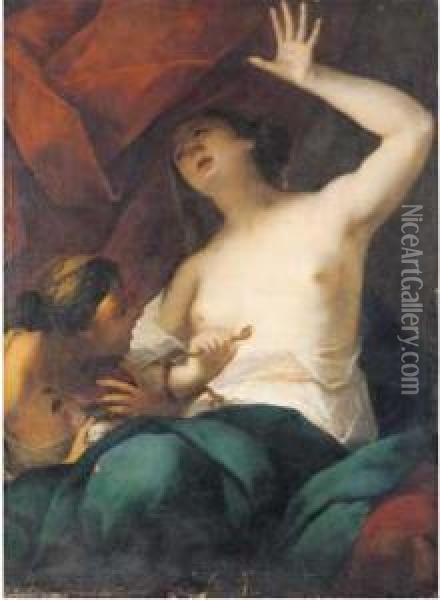 Cleopatra Oil Painting - Antonio Bellucci