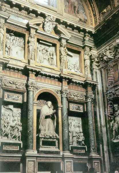 Monument to Pope Paul V Oil Painting - Flaminio Ponzio