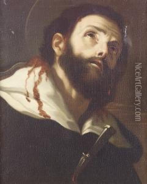 A Martyr Saint Oil Painting - Mattia Preti
